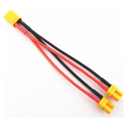XT30 XT-30 Parallel cable wire Y lead 18AWG 10CM Battery charger cable