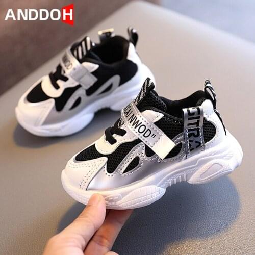 Size 21-30 Boys Lightweight Sneakers Baby Toddler Shoes Children Wear-resistant Sneakers Girls Anti-slippery Running Shoes