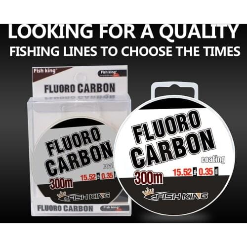 2021 Hot 300m Fluorocarbon Fishing Line Monofilament Nylon Strong Wire Fiber Fishing