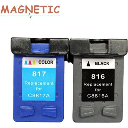 Magnetic Compatible Ink cartridge For HP816 for HP 816 817 DeskJet D1468 D2360 D2368 D2468 3538 3558 3658 3668 5168 5652 printer