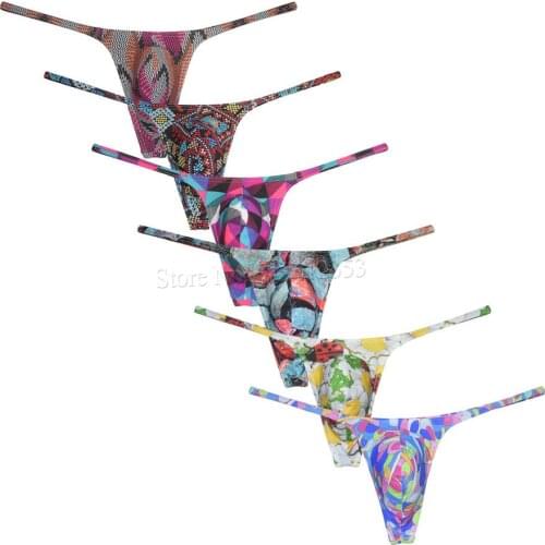 Mens Underwear Posing Slim Bikini Thong Hipster Jockstrap Tangas Hombre Minimal Coverage Swim G-string