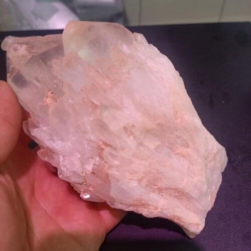 DHXYZB 50-500g natural Clear Quartz Cluster stone White crystal Ornament Reiki Healing rock Quartz mineral specimen home Decor