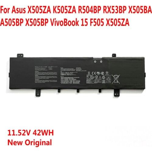 New Original B31N1631 Laptop Battery For X505ZA K505ZA R504BP RX53BP X505BA A505BP X505BP For VivoBook 15 F505 X505ZA