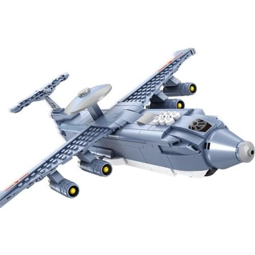 Military series World War II Air force long-range strategic early warning aircraft DIY model Building blocks Toys Gifts