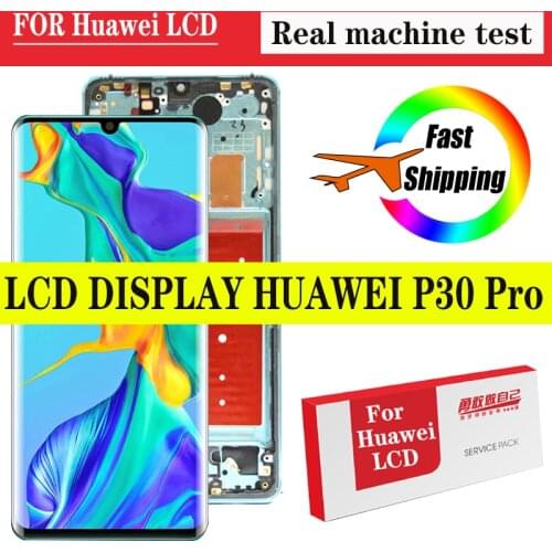 Original OLED6.47" Display with frame Replacement for Huawei P30 Pro LCD Touch Screen Digitizer Assembly VOG-L29 VOG-L09 VOG-L04