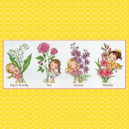 11/14/18/16/22/25ct G144 Stich Cross Stitch Kits Craft Packages Cotton Fabric Floss Counted New Designs Needlework