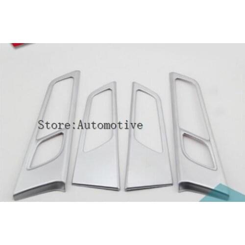 2015 2016 2017 2018 for HYUNDAI TUCSON TL CHROME INNER DOOR HANDLE COVER BEZEL GARNISH TRIM INSIDE FRAME BOWL CATCH 4PCS/SET