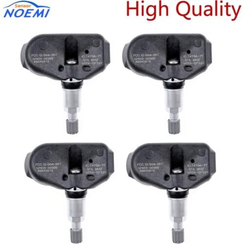 4Pcs 52933-3E000 529333E000 TPMS For Hyundai Sonata Tiburon Tuscon Kia Sorento Sportage Tire Pressure Monitor Sensor 315MHZ Car