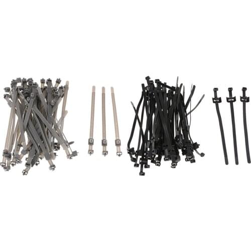 85 Pieces Practical 200mm 170mm Plastic Cable Ties Zip Fasten Wire Wrap Strap