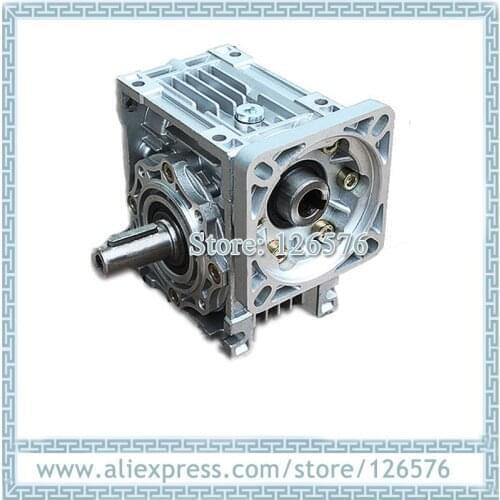 90 degree worm gearbox NMRV075 Input hole 19mm / 22mm / 24mm output shaft 28mm for 110 servo motor / NEMA42 Stepper motor