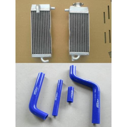 Aluminum radiator and silicone hose FOR YAMAHA YZ125 YZ 125 1996-2001 96 97 98 99 00 01 NEW