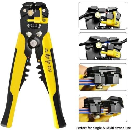 Wire Stripper String Pliers Crimper Set Network Cable Crimping Pliers Tool Crimper Cutter Stripper Plier Ratchet Crimping Tool