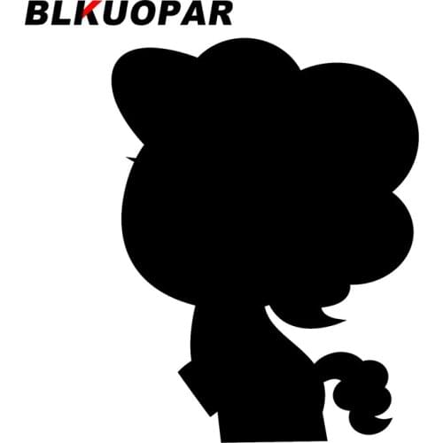 BLKUOPAR for Curly Cow Car Stickers Fashionable Simple Decal Car Accessories Sunscreen Scratch-Proof Laptop Windows Decor