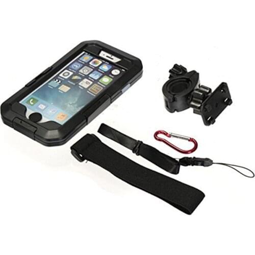 4 in 1 Bicycle Phone Holder IPX8 Waterproof Cases With Arm Band Carabiner, Lanyard For Iphone 12 11 Pro Max Xs XR 8 7 Plus