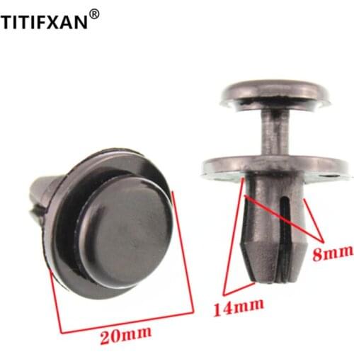 15PCS Car center net door trunk lining trim clip for Golf A3 A4 Q3 Q5 front and rear bumper plastic fastener