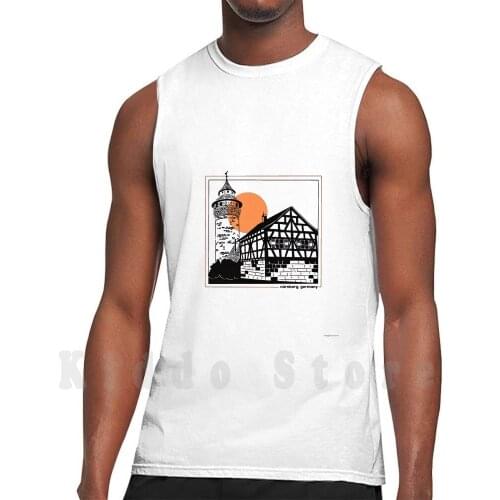 Nurnberg Tank Tops Vest 100% Cotton Germany