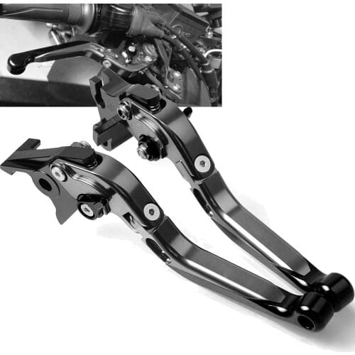 Motorcycle Folding Adjustable Extendable Brake Clutch Levers Handbrake Levers