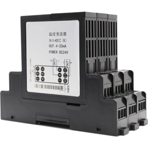 Thermocouple Temperature Signal Transmitter K-type to 4-20 mA Current Signal Isolator