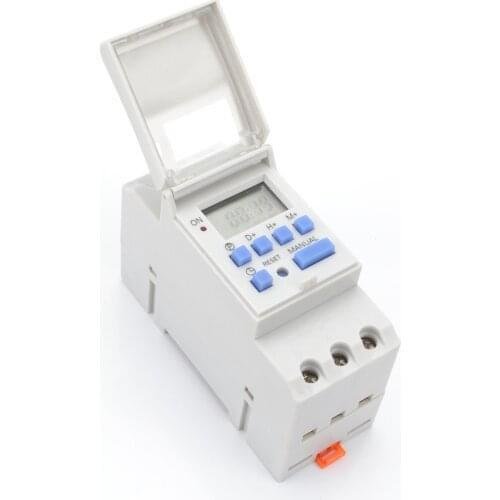 Programmable Digital Time Controlled Switch Timer LCD Display 220V 230V 6A 10A 16A 20A 25A 30A Electronic Home Timing Socket