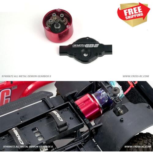 RC Radio control car CROSSRC Demon 4x4 all metal gearbox GBII 97400671 97400672 option upgrade parts