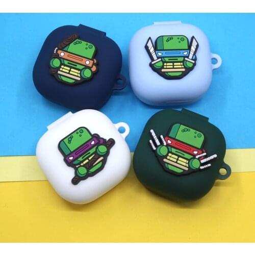 For Galaxy Buds Live Silicone Case for Samsung Galaxy Buds Live Case Keychain Skin Protective Cover Soft Earphone In Ear Shell