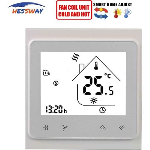 Air Conditioning Type fan coil unit thermostat for 4p&2p heat,cool mode