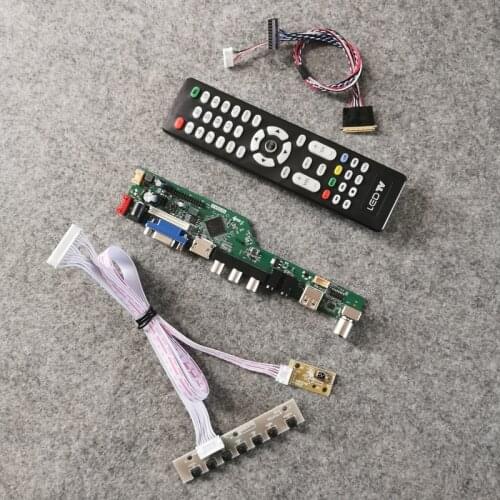 Universal controller board Fit LP156WF1/LP156WF2/LP156WF4 monitor 40-Pin LVDS 1920*1080 DIY kit screen 60Hz WLED VGA USB AV