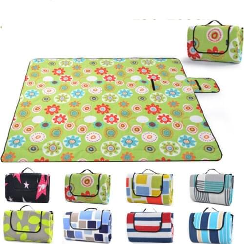 Waterproof Folding Picnic Mat Outdoor Camping Beach Moisture-proof Blanket Portable Camping Mat Hiking Beach Pad 200x200CM