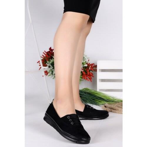 Woggo Pnt 449045 Suede Casual Women 'S Ballerina Shoes