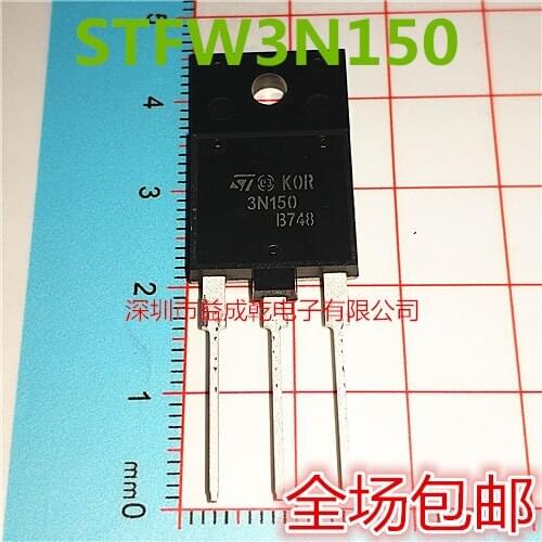 100% Original New In Stock STFW3N150 3N150 TO-3P 3A/1500V NPN