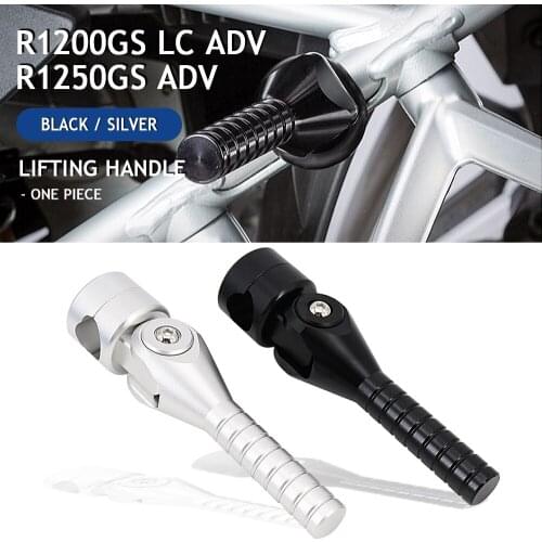 2013-2020 Lifting Lever Assist Bar For BMW R1250GS R1200GS LC Adventure R 1250 1200 GS ADV Lifting Handle Mould Black/ Silver