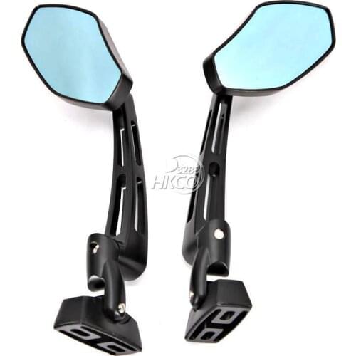ALUMINUM MOTORCYCLE SPORTS STREET BIKE CUSTOM MIRRORS FOR HONDA YAMAHA SUZUKI