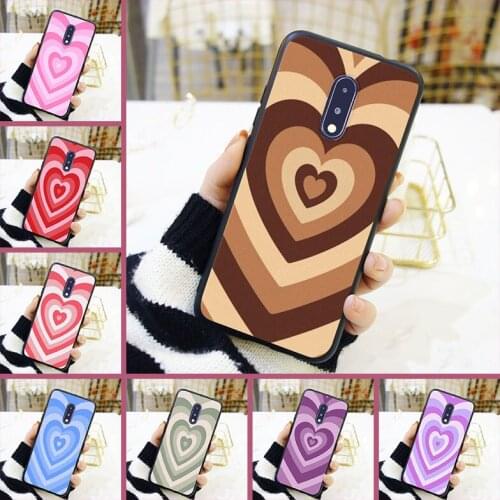 Phone Case For One Plus 7 7 Pro 6 6T 5 5T 3 3T Soft Silicone Pink Heart Red Love Back Cover For OnePlus 7 7 Pro 6 6T 5 5T 3 3T