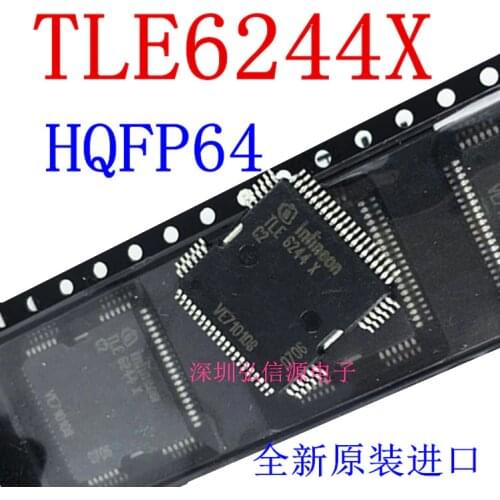 5pcs TLE6244X C2 TLE6244X fuel injection driver chip For Mercedes-Benz 272 car engine computer board QFP64 TLE 6244 X