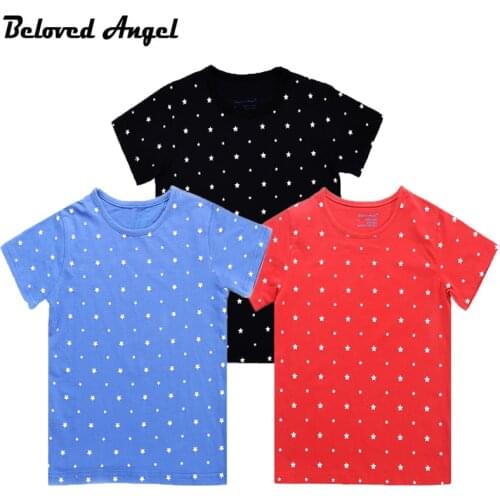 2018 Childrens T-Shirt Short Sleeve Top Casual Summer Baby Clothing Age 1-6Y Boys Girls Kids Clothes Tee