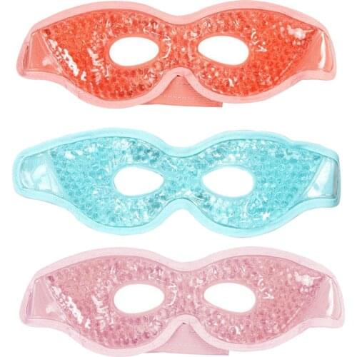 Gel Eye Mask with Eye Holes Pack for Eyes Migraines Sinus Gel Bead