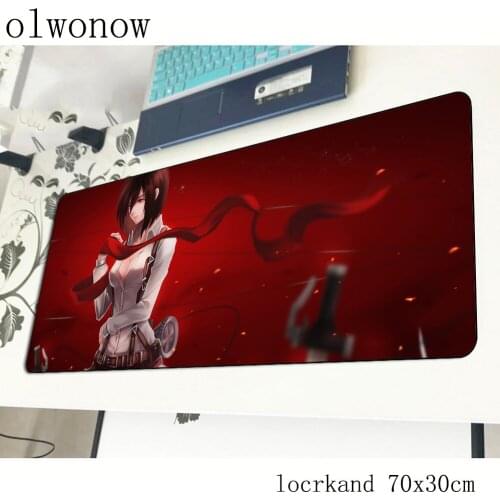 Attack on titan mousepad gamer large 700x300x3mm gaming mouse pad best seller notebook pc accessories padmouse ergonomic mat