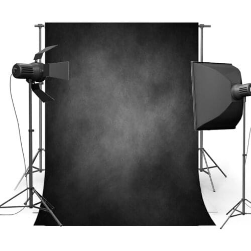 Fine Vinyl Photography Background 5x7 Feet Black Background Gray Texture Photo Wall Background for Photo Studio F-775