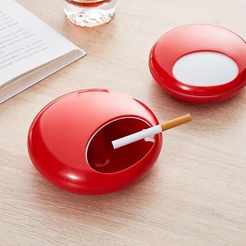 Creative Ashtrays Decorative Large Rotating Ashtrays with Lids for Home Car Ash Tray Cigar Cigarette Ashtray Gift for Boyfriend