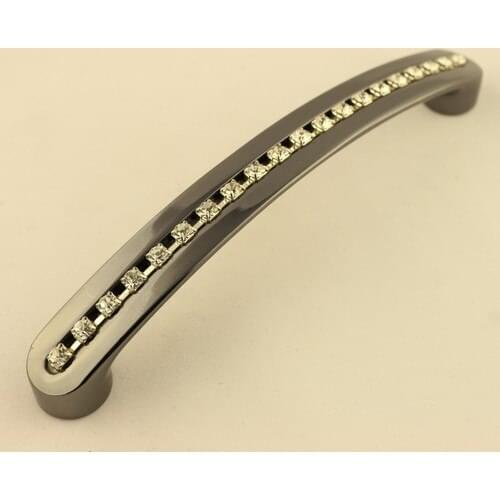 Clover Swaroski Row Cubic Zirconia Handle 128Mm Smoked