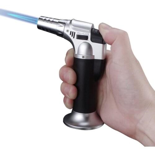Refillable Adjustable Flame Lighter BBQ Cooking Torch Ignition Butane Lighter Spray Gun Portable Kitchen Cook Tool