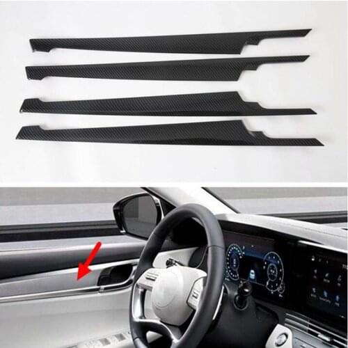 New ABS Car Trim For Hyundai AZERA Grandeur 2020 Interior Door Handle Bowl Strips Styling ABS Auto Moldings