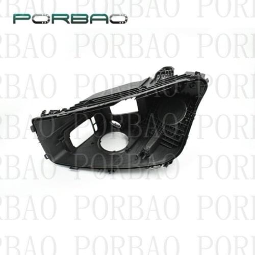 Front Headlight Rear Back Shell for W253 GLC260 GLC300 LED Headlamp Black Housing Base 2021 2020 2019 Auto House Replacement DIY