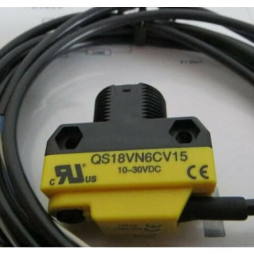 QS18VN6CV15 QS18 Photoelectric Sensor,Convergent,VISIBLE RED,Range 16 mm,NPN,Potentiometer 61639