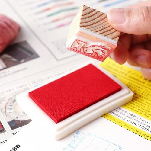 DIY Handmade Inkpad Craft Oil Based Ink Pad Rubber Stamps Fabric Wood DIY Paper Scrapbooking Ink Pad Finger Paint Decor Hot Sale