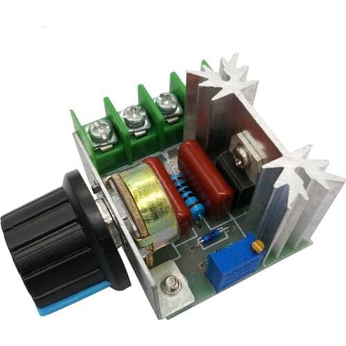 AC 220V 2000W SCR Voltage Regulator Dimming Dimmers Motor Speed Controller Thermostat Electronic Voltage Regulator Module