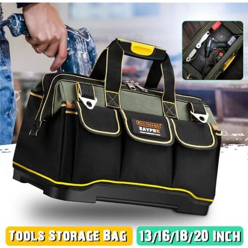 13 16 18 20 inch Waterproof Tools Storage Bag Tool Bag Electrician Tools Carpentry Repair Portable Storage Organizers Box