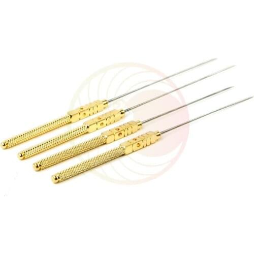 4pcs 0.6*15/30/40/50mm Four-hole non-disposable acupuncture needles korea beauty massage needle reusable