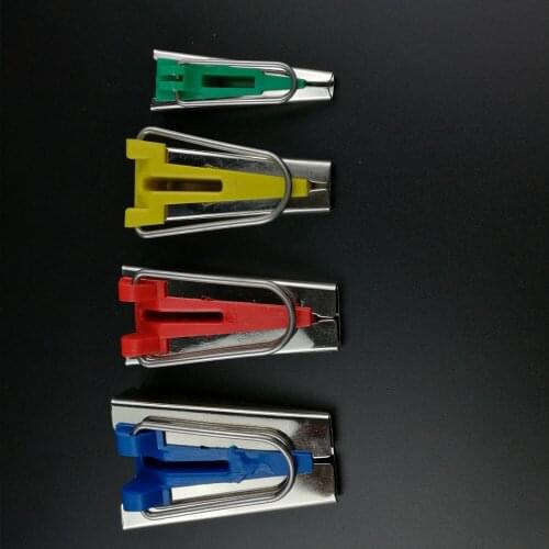 4pcs Sewing Accessories Bias Tape Makers Fusible Bias Tape Binding Strip Maker Kit Set Tool for Sewing Quilting 6/12/18/25mm