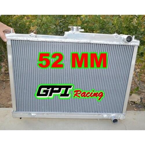 GPI 52MM Aluminum Radiator for Nissan Skyline R33 R34 GTR GTST RB25DET Manual
